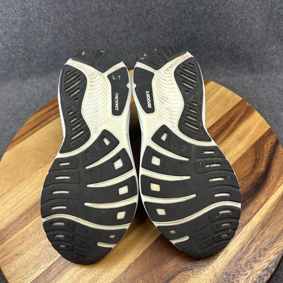 Brooks Ghost 17 Black White Women's Running Shoes Sneakers Size 9 Sample Pair - Picture 10 of 11